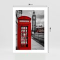 Plakat bez ramy 30x40 - Budka w Londynie - Londyn, budka