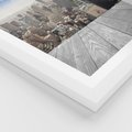 Plakat w ramie 30x40 - Nowojorska energia miejsca - Nowy Jork, miasto - rama biała