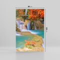 Obraz na płótnie 80x120 - Urok laotańskiego wodospadu - Laos, Azja