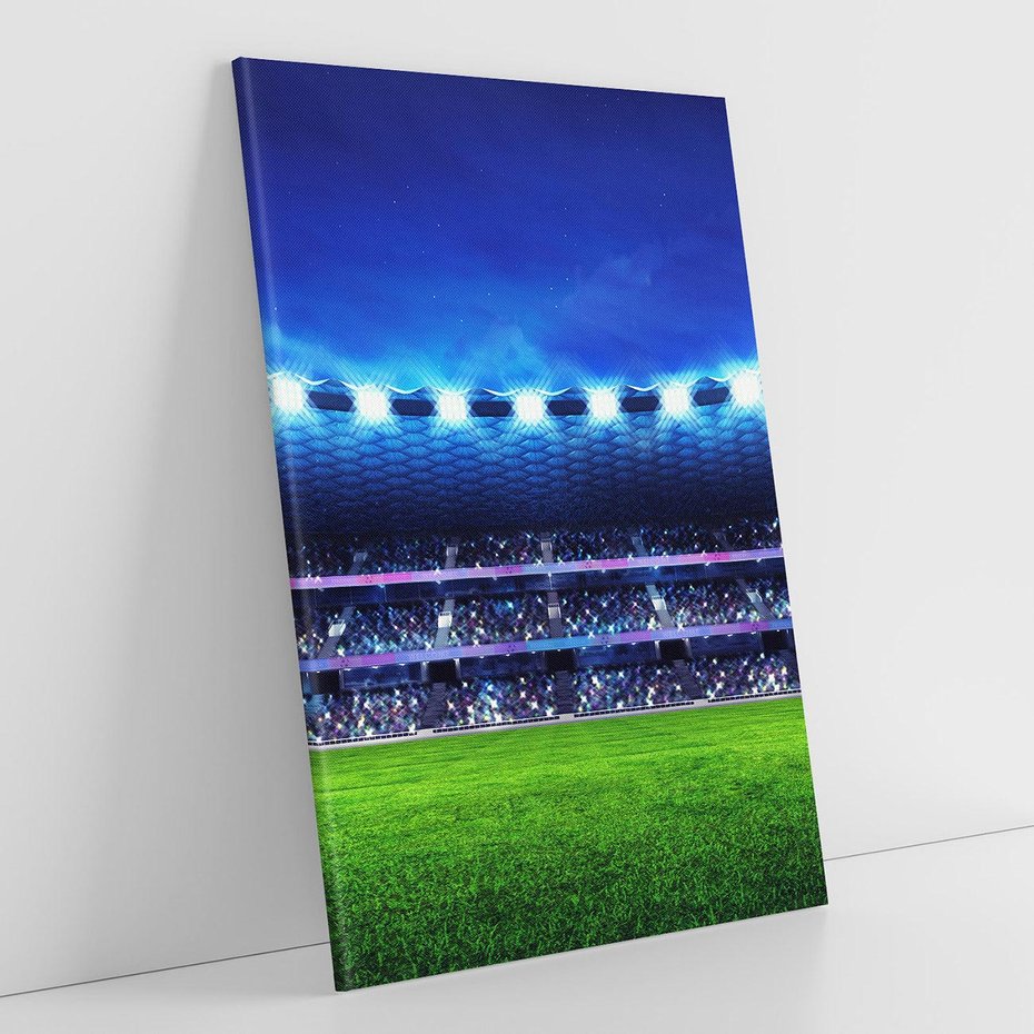 Obraz na płótnie 50x70 - Energia na stadionie - piłka, nożna