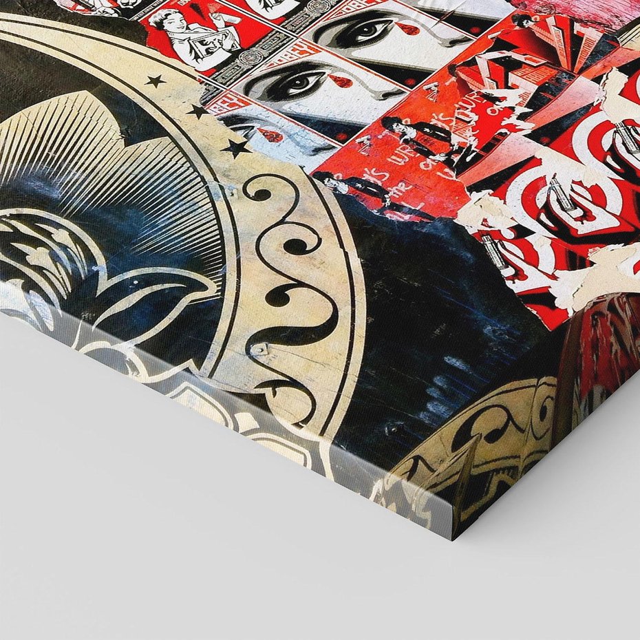 Obraz na płótnie 120x80 - Eksploracja kolorowego graffiti - graffiti