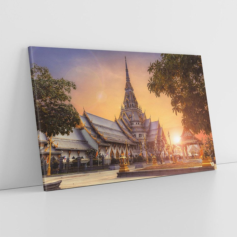 Obraz na płótnie 120x80 - Klasztor: Spokój Wschodnich Przestrzeni - klasztor, Azja