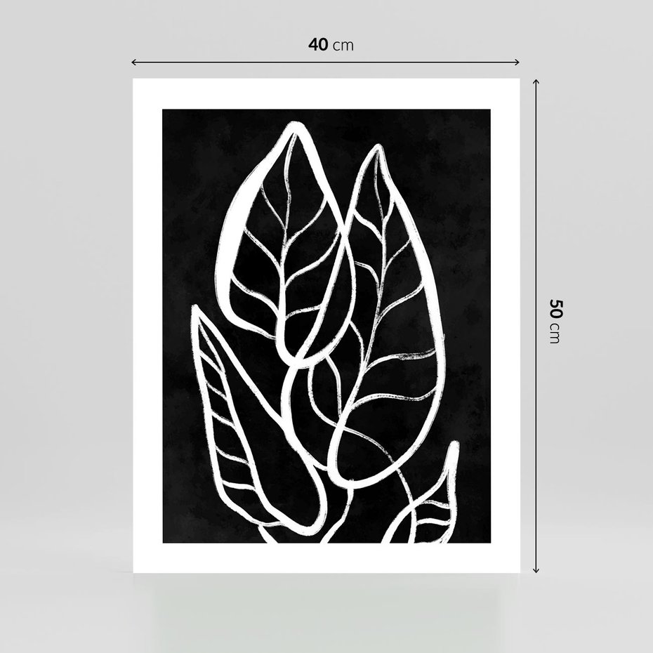 Plakat bez ramy 40x50 - Lustrzane Odbicie - mroczna sztuka, minimalizm