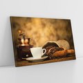 Obraz na płótnie 120x80 - Kawowe uniesienie - kawa, filiżanka
