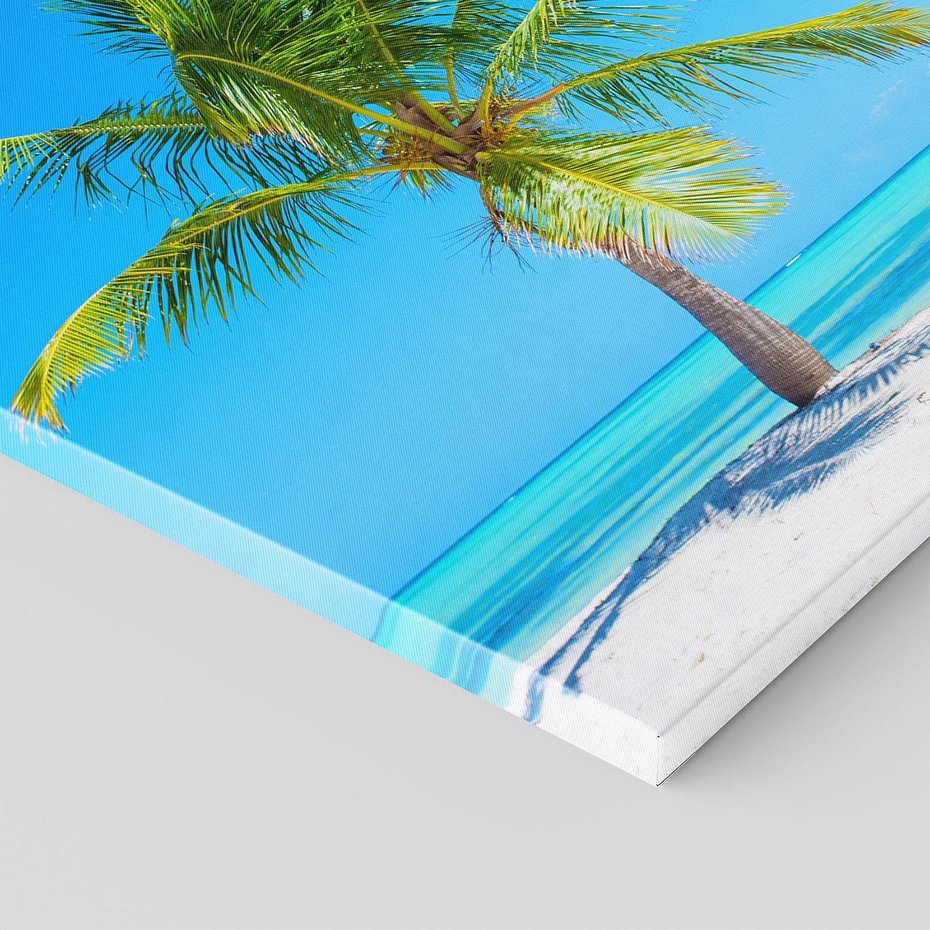 Obraz na płótnie 120x80 - Rajska Plaża na Karaibach - Karaiby, plaża
