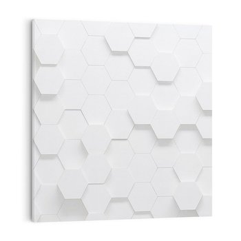 Obraz na płótnie 50x50 - Intrygujący Wymiar - geometria, 3D