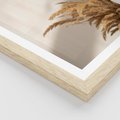 Plakat w ramie 30x40 - Swobodne trawy boho - boho, suche - rama drewno