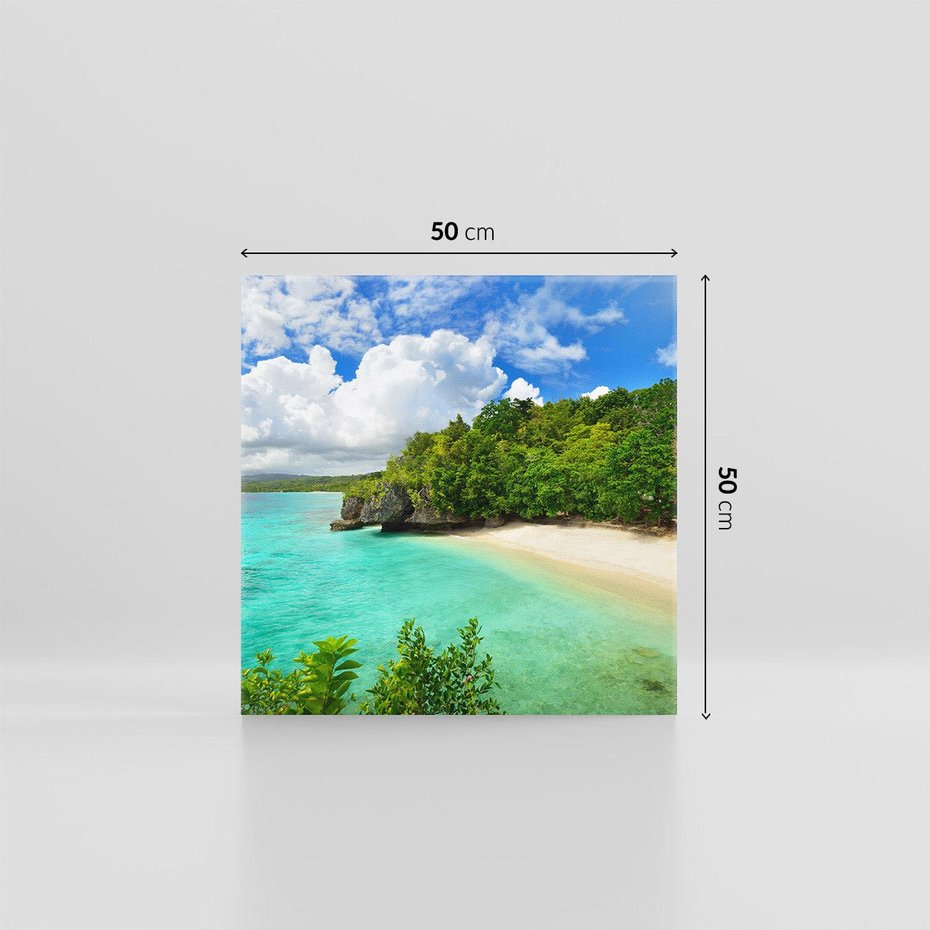 Obraz na płótnie 50x50 - Tropikalna wyspa na Filipinach - Filipiny, tropikalna