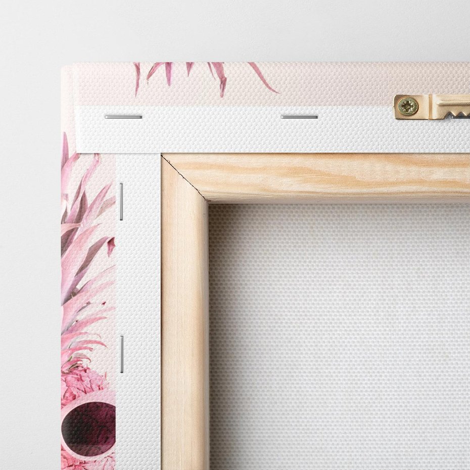 Obraz na płótnie 120x80 - Wakacyjny, ananasowy akcent - ananas, lato