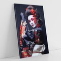 Obraz na płótnie 50x70 - Elegancka japońska gejsza - japońska, gejsza