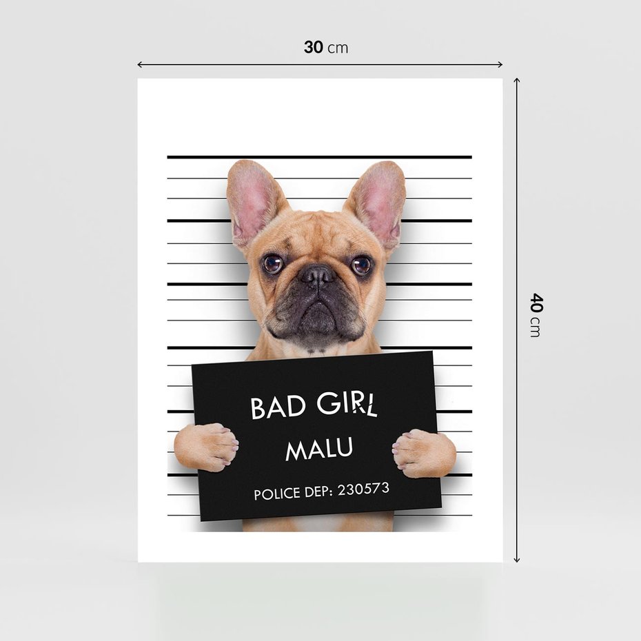 Plakat bez ramy 30x40 - przyjaciel na zawsze - pies, piesek