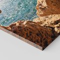 Obraz na płótnie 70x100 - Potęga Natury - morze, klify