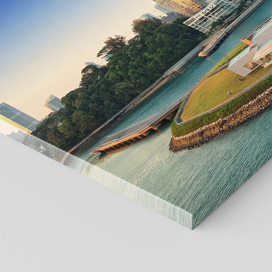 Obraz na płótnie 120x80 - Azja miasto architektonicznej ekstrawagancji - Azja, miasto