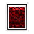 Plakat w ramie 40x50 - Geometryczne 3D: wizja przestrzeni - geometryczne, 3D - rama czarna