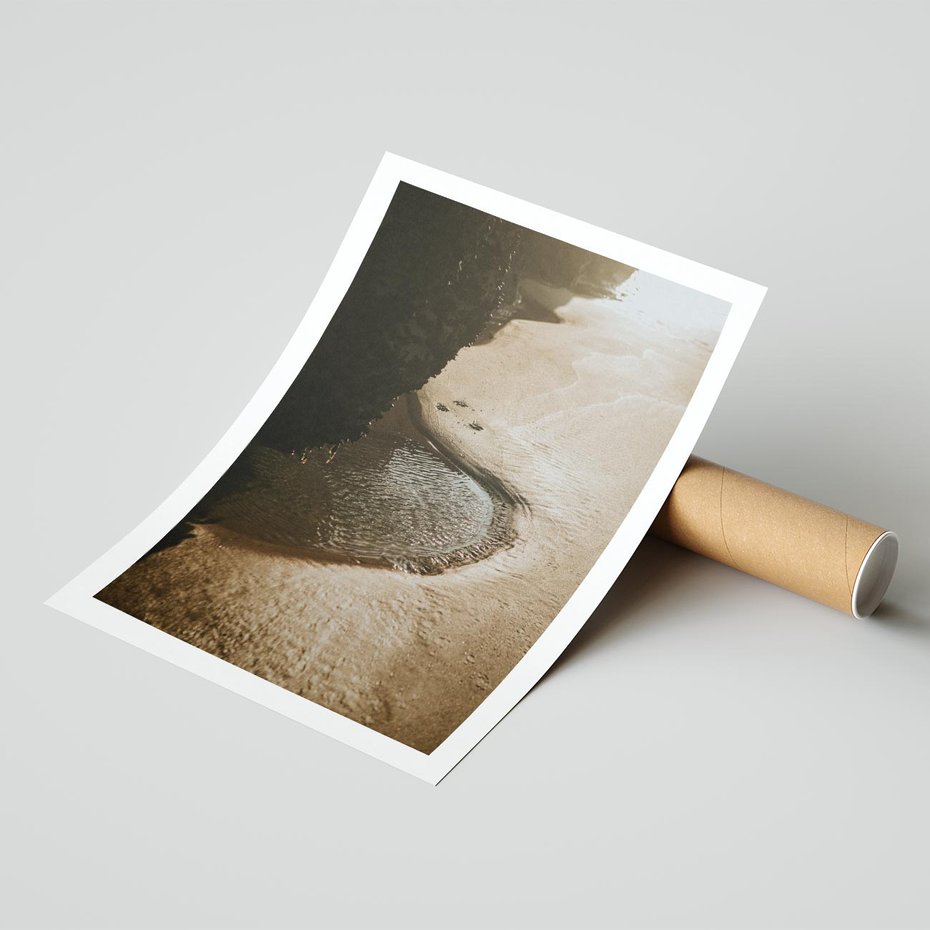 Plakat bez ramy 50x70 - Relaksujący Raj - plaża, morze