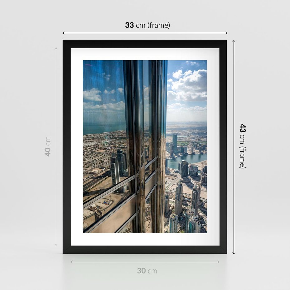 Plakat w ramie 30x40 - Architektura Budynków - budynki, architektura - rama czarna