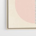 Obraz w ramie 70x100 - Migotliwe Wzory - geometryczne kształty, koła - rama drewno