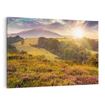 Obraz na płótnie 120x80 - Pejzaż na łące - pejzaż, łąka