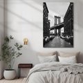 Obraz na płótnie 50x70 - Ikona Miasta - Nowy Jork, most