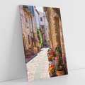 Obraz na płótnie 70x100 - Malownicze Zakątki Miasta - uliczka, perspektywa