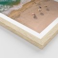 Plakat w ramie 50x70 - Letnie Wakacje na Horyzoncie - plaża, morze - rama drewno
