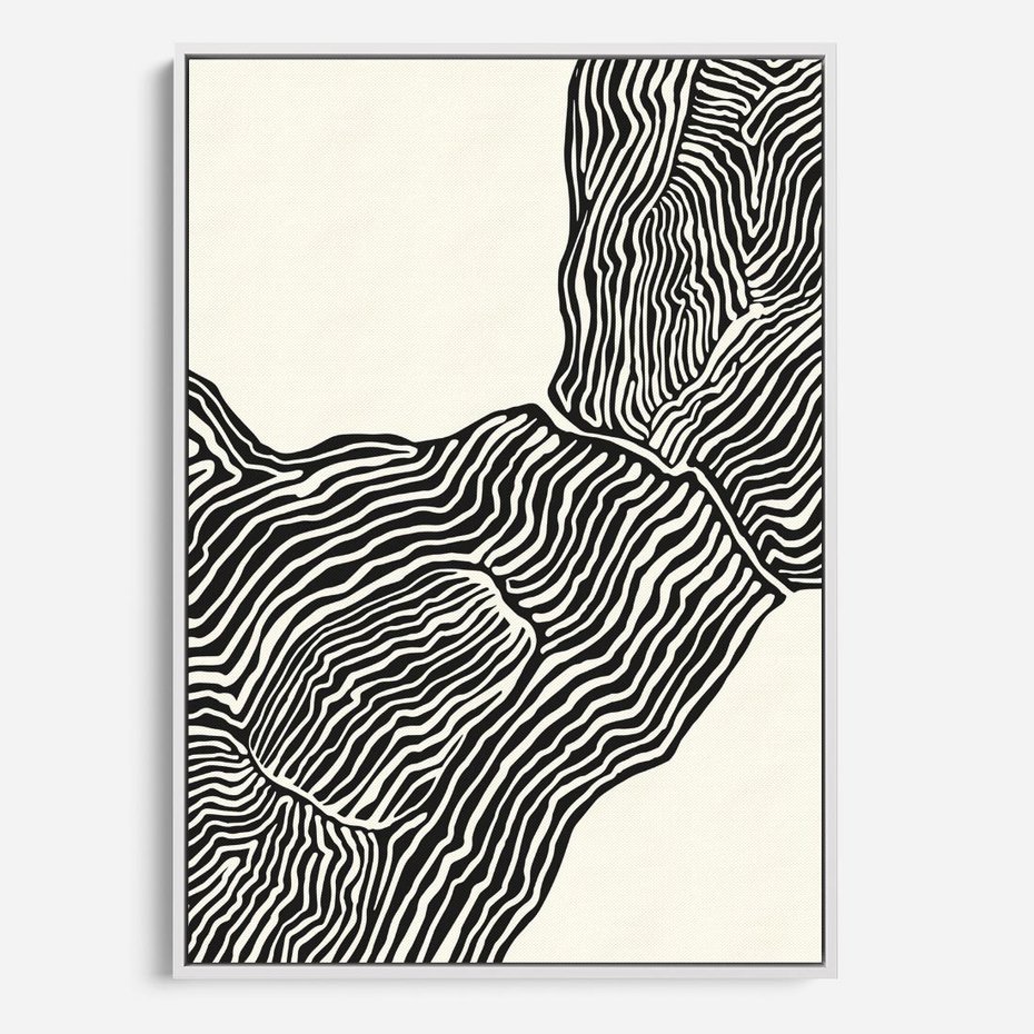 Obraz w ramie 80x120 - Podróżne Impresje - boho plakat, rycina - rama biała