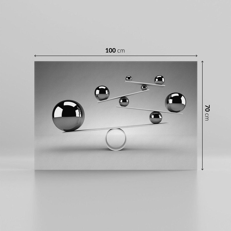 Obraz na płótnie 100x70 - Kolorowe kule abstrakcji - kule, kulki