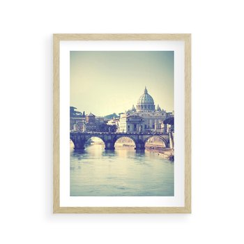 Plakat w ramie 30x40 - Urok włoskiego miasta - Włochy, miasto - rama drewno