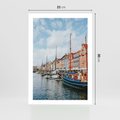 Plakat bez ramy 21x30 - Wibracje Miejskiego Klimatu - Dania, Kopehaga