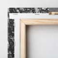 Obraz na płótnie 80x80 - Kontrastujące miasto - miasto, biało