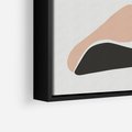 Obraz w ramie 70x100 - Widok Abstrakcyjny - abstrakcyjny obraz, minimalizm - rama czarna