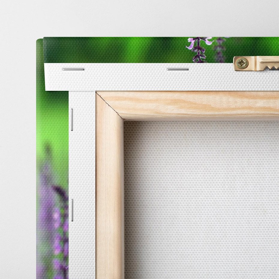 Obraz na płótnie 150x50 - Lawendowy urok - lawenda, kwiaty