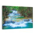 Obraz na płótnie 120x80 - Magia tajlandzkich wodospadów - wodospady, Tajlandia