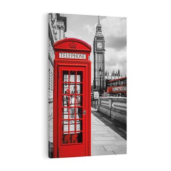 Obraz na płótnie 80x120 - Budka w Londynie - Londyn, budka
