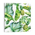 Obraz na płótnie 50x50 - Oaza Natury - liście, tropikalne