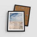 Plakat w ramie 40x50 - Ścieżka na plaży - plaża, ścieżka - rama czarna
