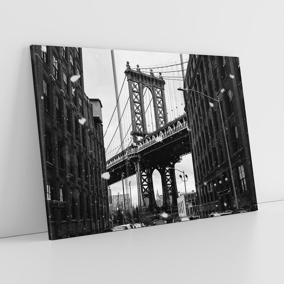 Obraz na płótnie 120x80 - Ikona Miasta - Nowy Jork, most