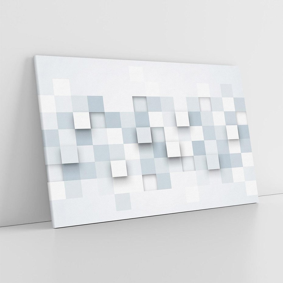 Obraz na płótnie 70x50 - Trójwymiarowe formy geometryczne - geometria, 3D