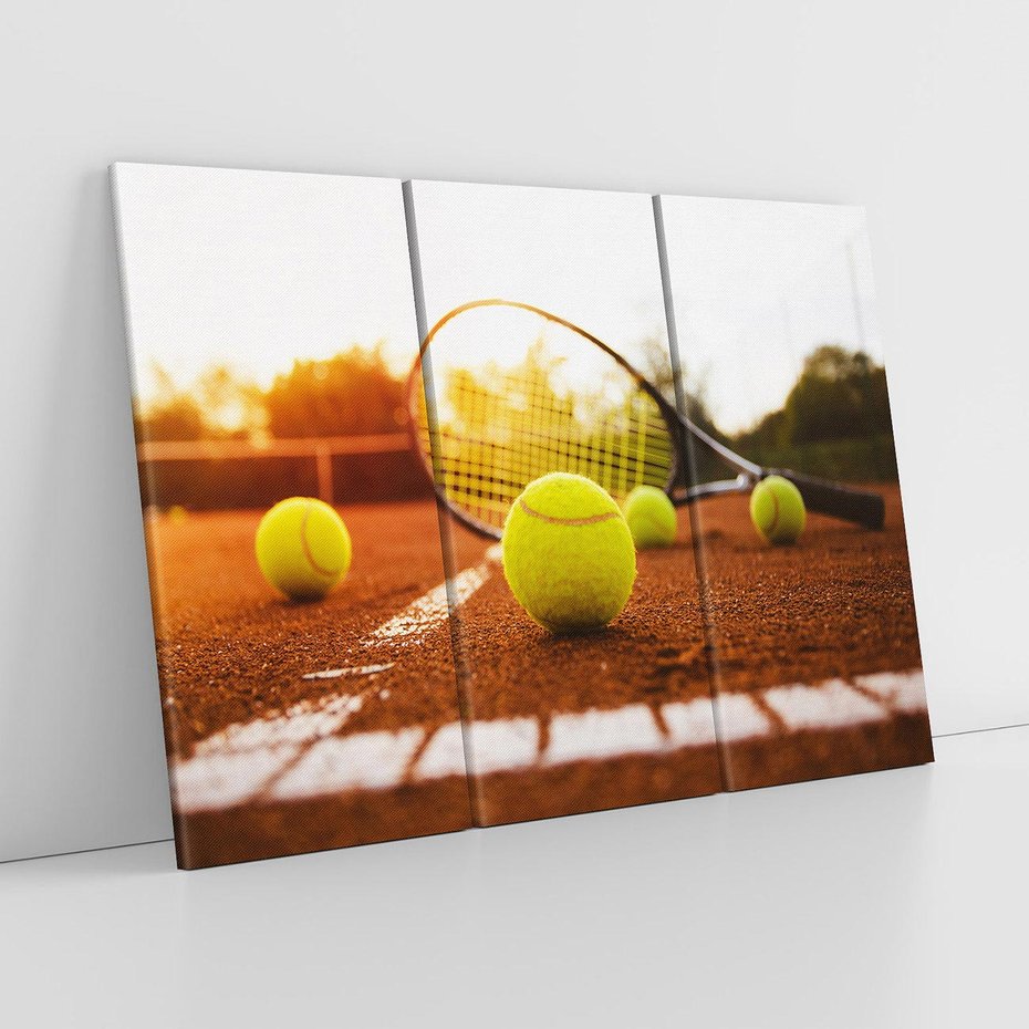 Obraz na płótnie 120x80 - Moc sportowej rywalizacji - tenis, kort