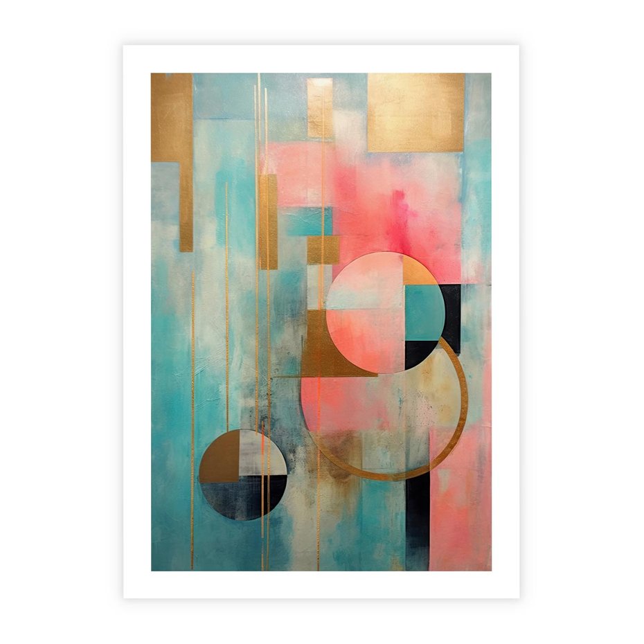 Plakat bez ramy 30x40 - Abstrakcyjny Bałagan - abstrakcja, obraz olejny