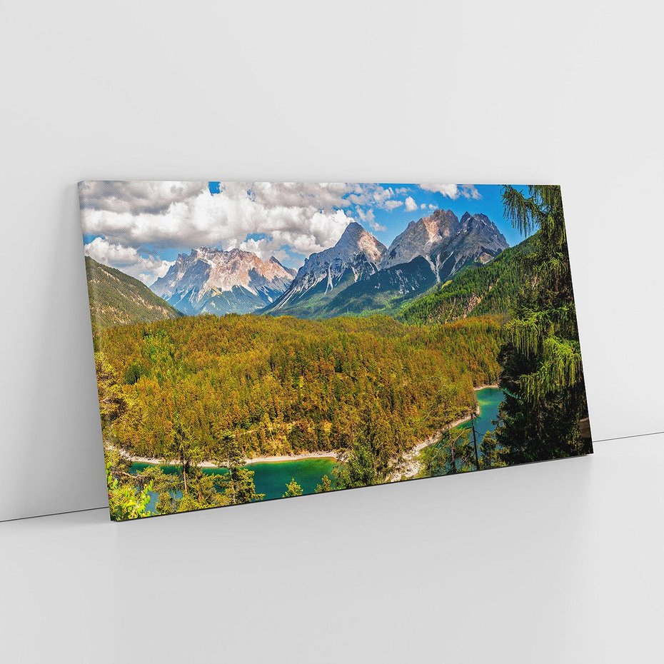 Obraz na płótnie 100x50 - Górski las - góry, las