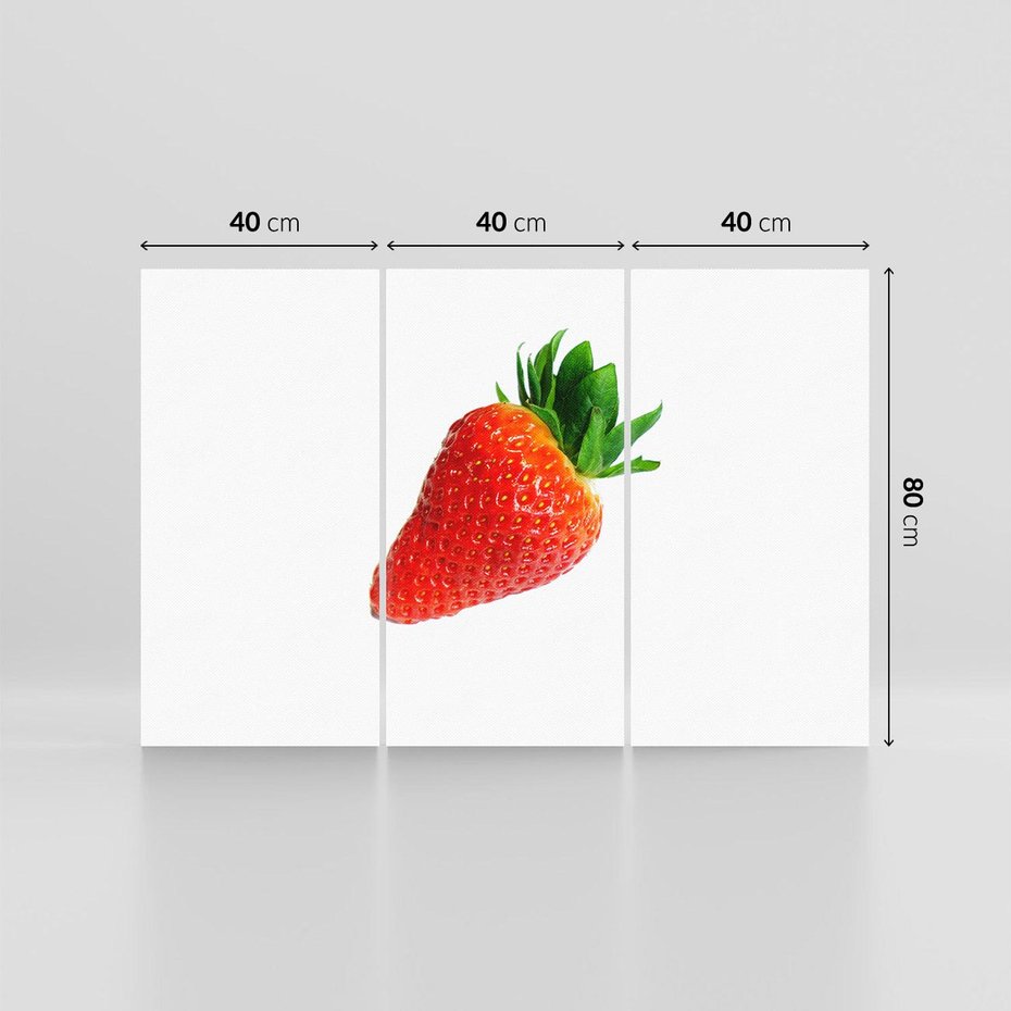Obraz na płótnie 120x80 - Truskawka - Owocowa Rozkosz - truskawka, owoc