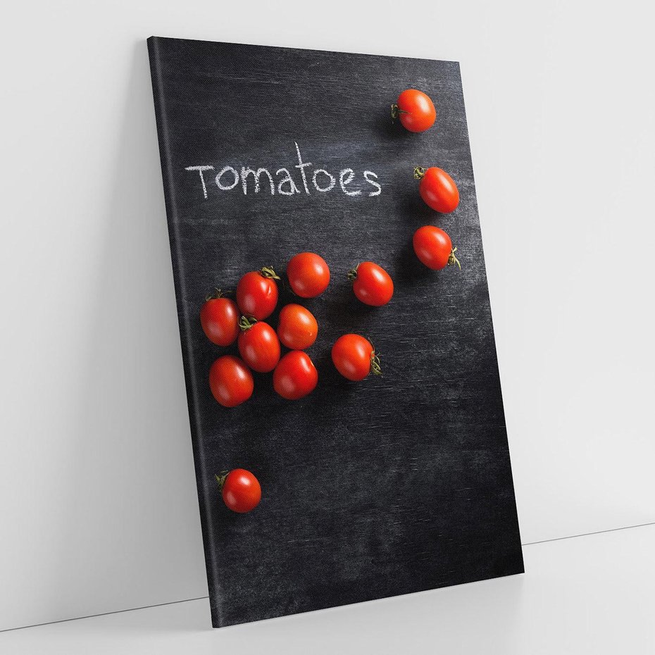 Obraz na płótnie 50x70 - Świeżość Smaku - pomidory, kuchnia