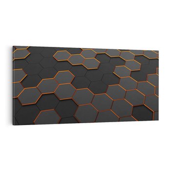 Obraz na płótnie 120x60 - Trójwymiarowa abstrakcja - 3D, abstrakcja