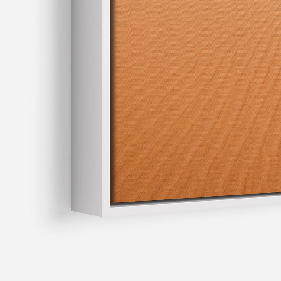 Obraz w ramie 50x70 - Piasek w Przytulnym Wnętrzu - pustynia, piasek - rama biała