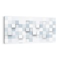 Obraz na płótnie 120x60 - Trójwymiarowe formy geometryczne - geometria, 3D
