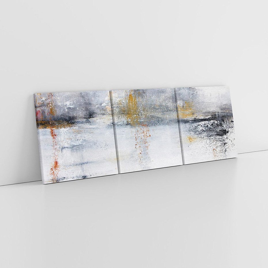 Obraz na płótnie 120x40 - Kontrastujące Chaosy - abstrakcja, kontrast