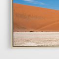 Obraz w ramie 120x80 - Słońce i Suche Drzewo - pustynia, suche - rama drewno