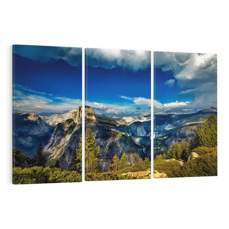 Obraz na płótnie 120x80 - Zaklęty las oaza spokoju - góry, las