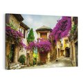 Obraz na płótnie 120x80 - Urok francuskiej uliczki - Francja, uliczka